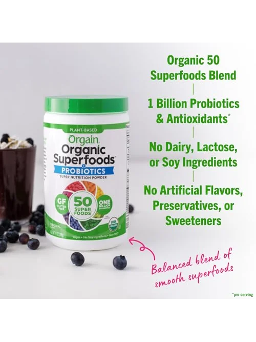 Orgain Organic Greens Powder — суперпродукты 50 видов — изображение 5 из 5