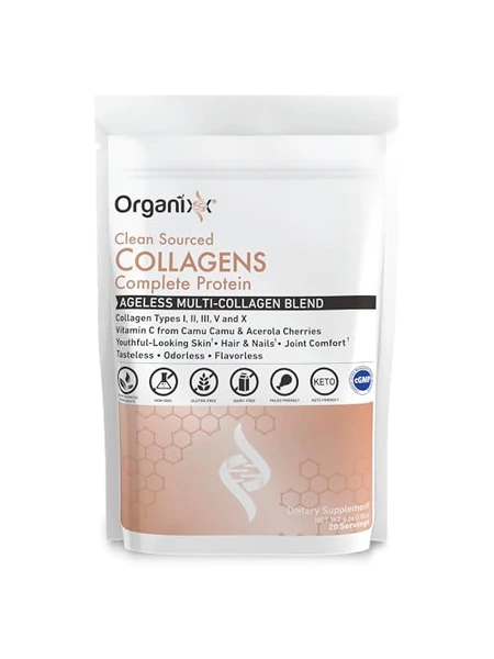 Organixx Clean Sourced Collagen Peptides — коллаген пептидный с витамином C
