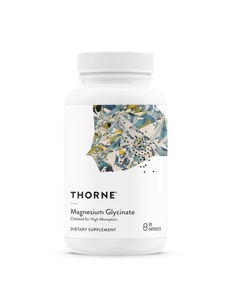 THORNE Магний глицинат 120 мг капсулы 90 шт