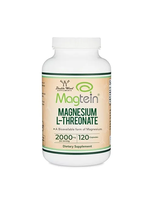 Double Wood Магний L-треонат Magtein 2000 мг, 120 капсул — 1