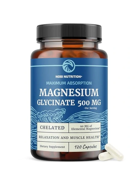 Nobi Nutrition магний глицинат 500 мг, капсулы