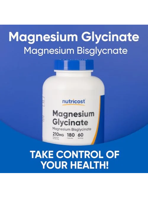 Nutricost магний глицинат 210 мг, капсулы — 5