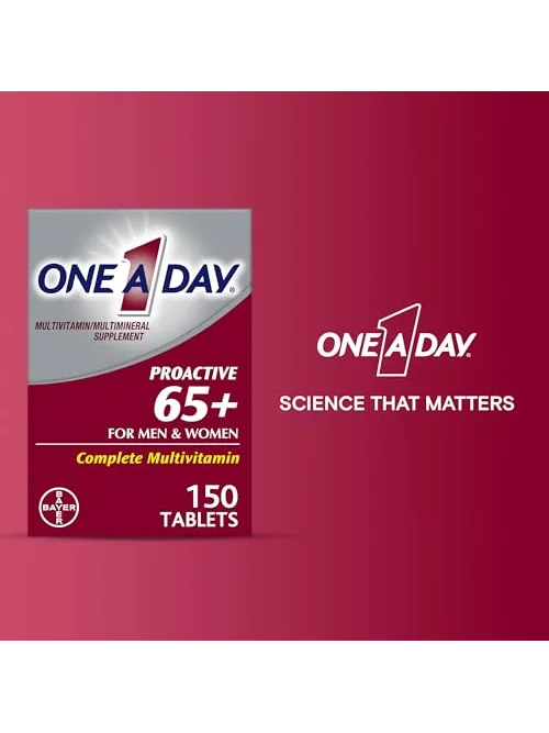 One A Day Proactive 65+, мультивитамины для взрослых, 150 таблеток — 7