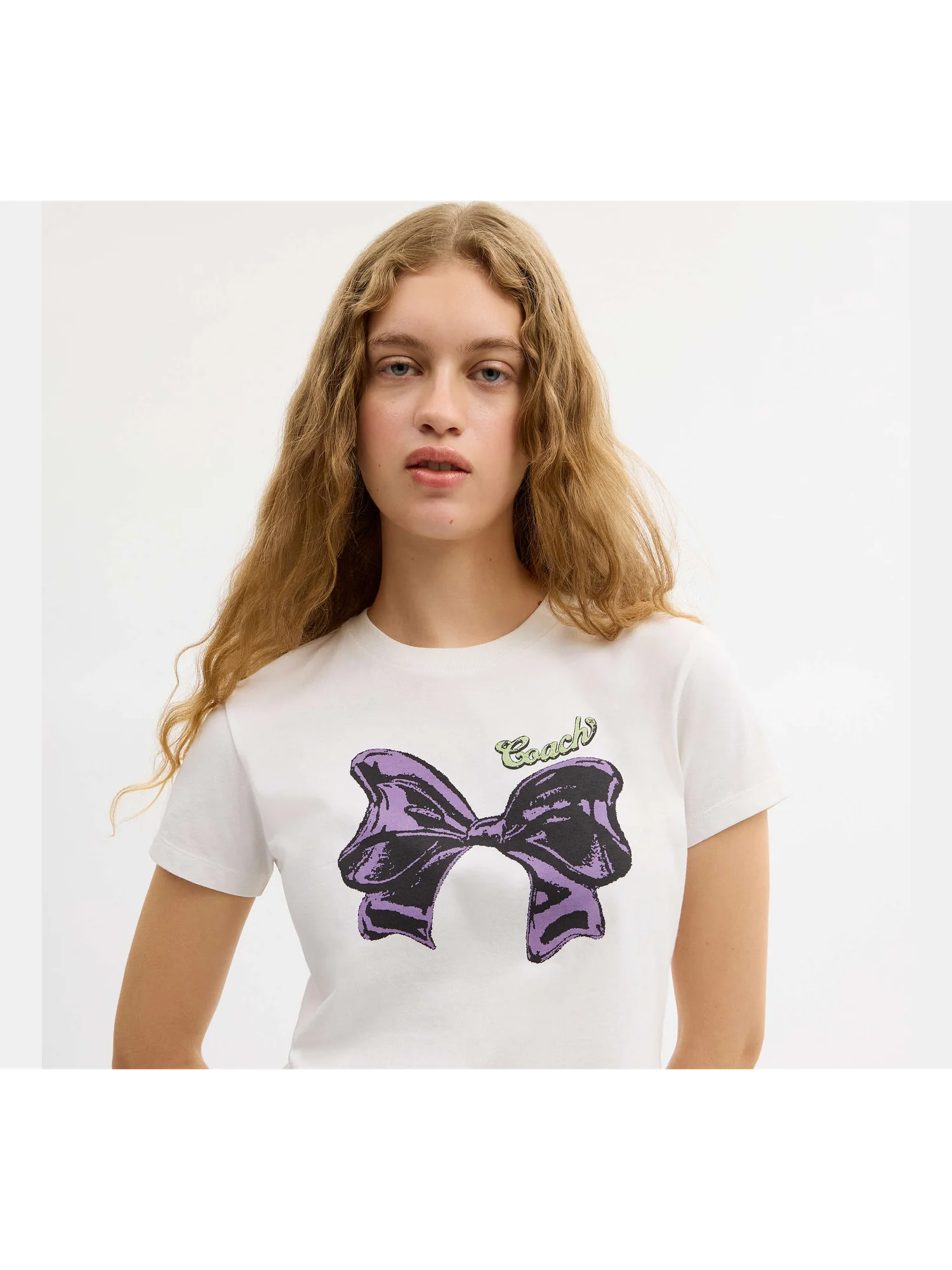 Футболка Coach с бантом из органического хлопка — 6