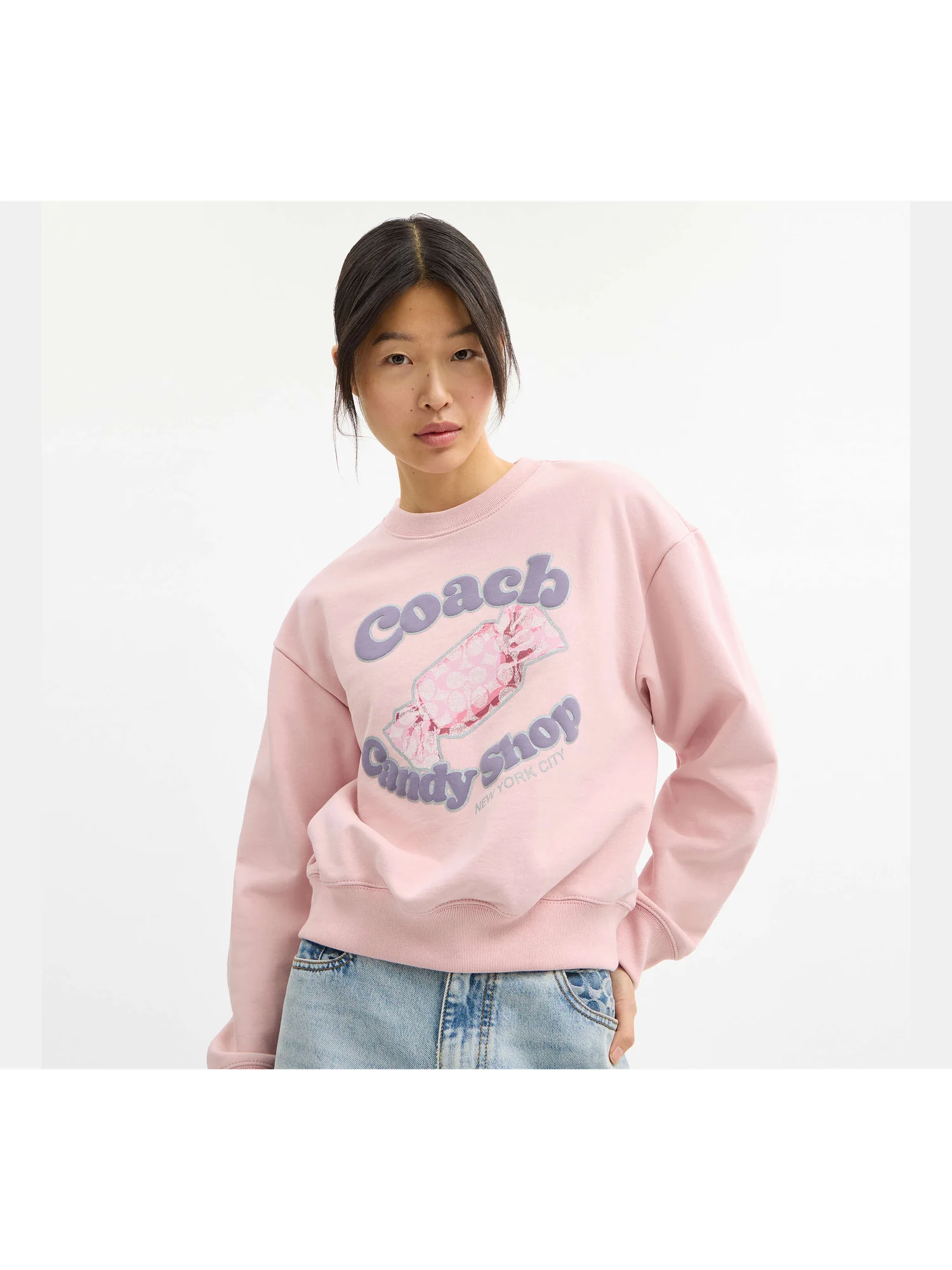 Свитшот Coach Candy Shop с круглым вырезом — 2