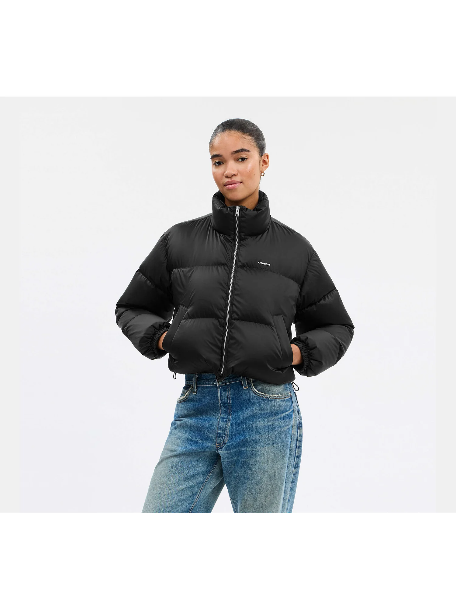 Укороченный пуховик Coach — 4
