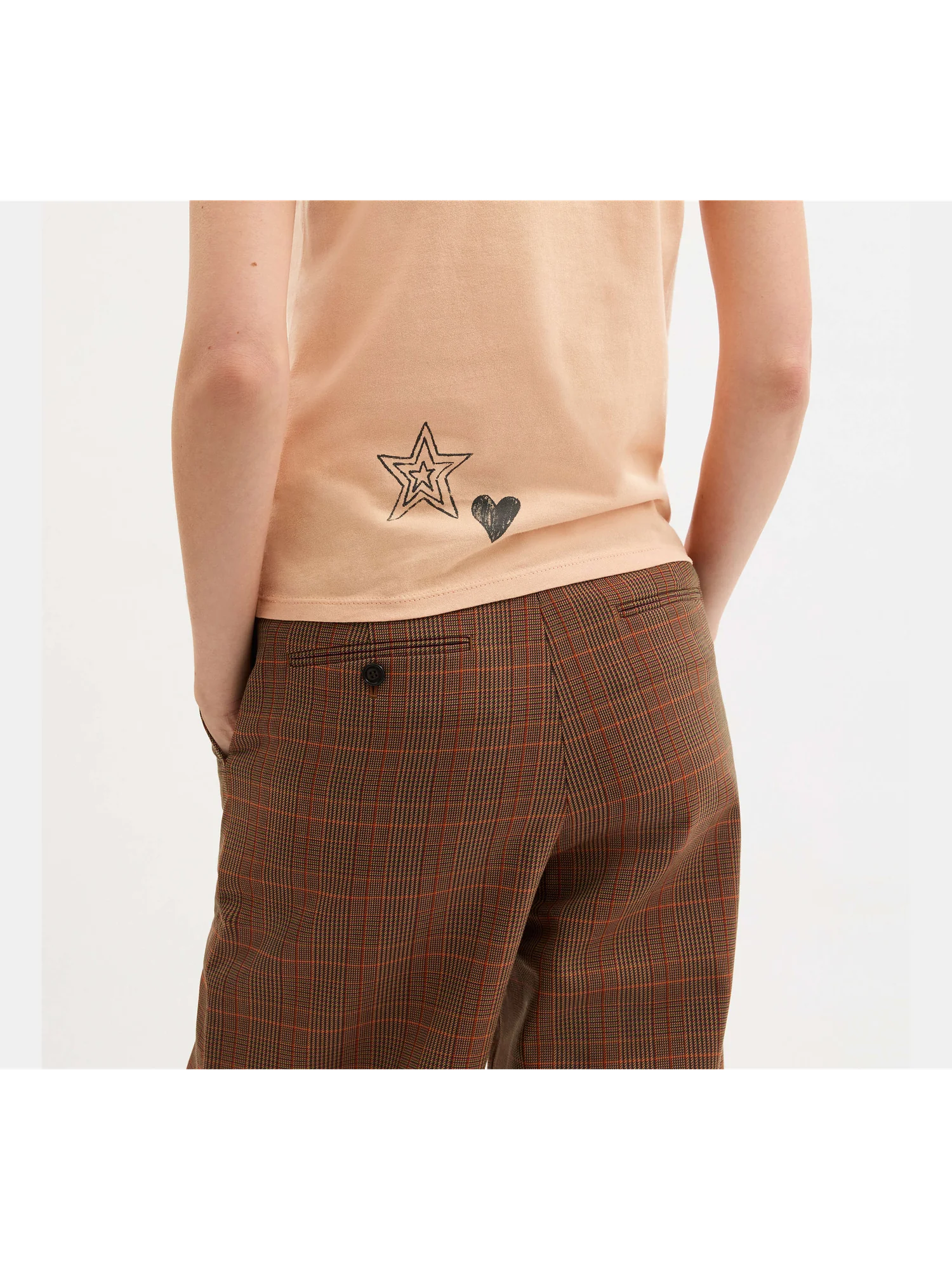 Брюки Coach в клетку — 6