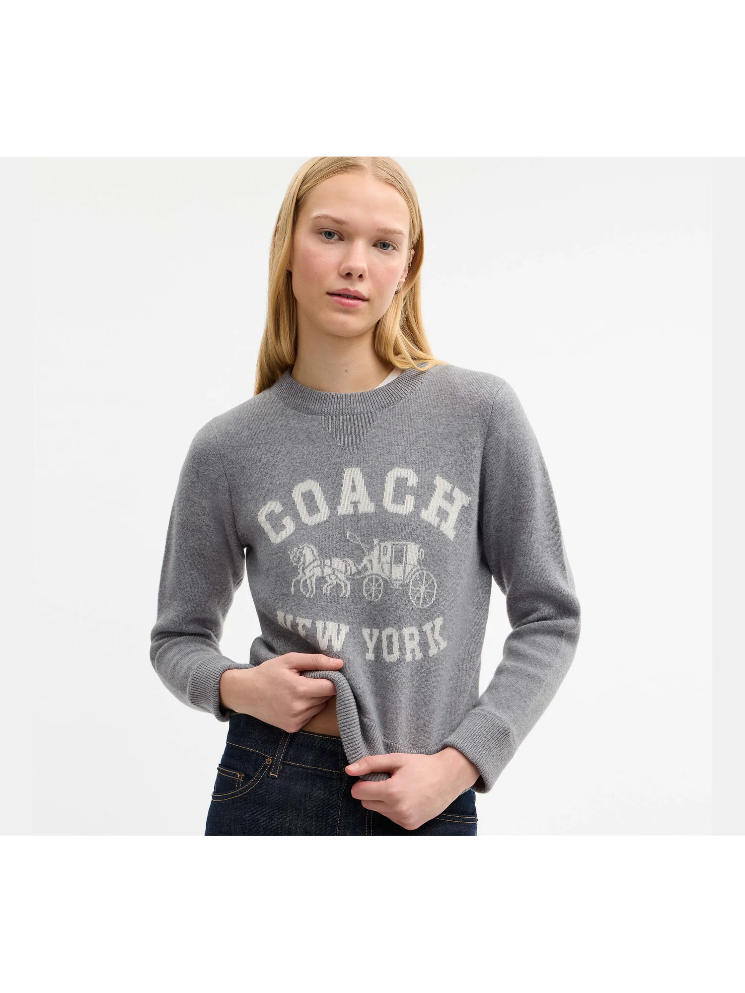 Свитер Coach с логотипом Horse and Carriage — 10