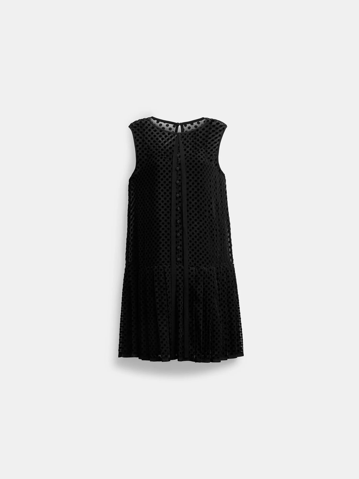 Бархатное платье Coach с выжженным узором — 3