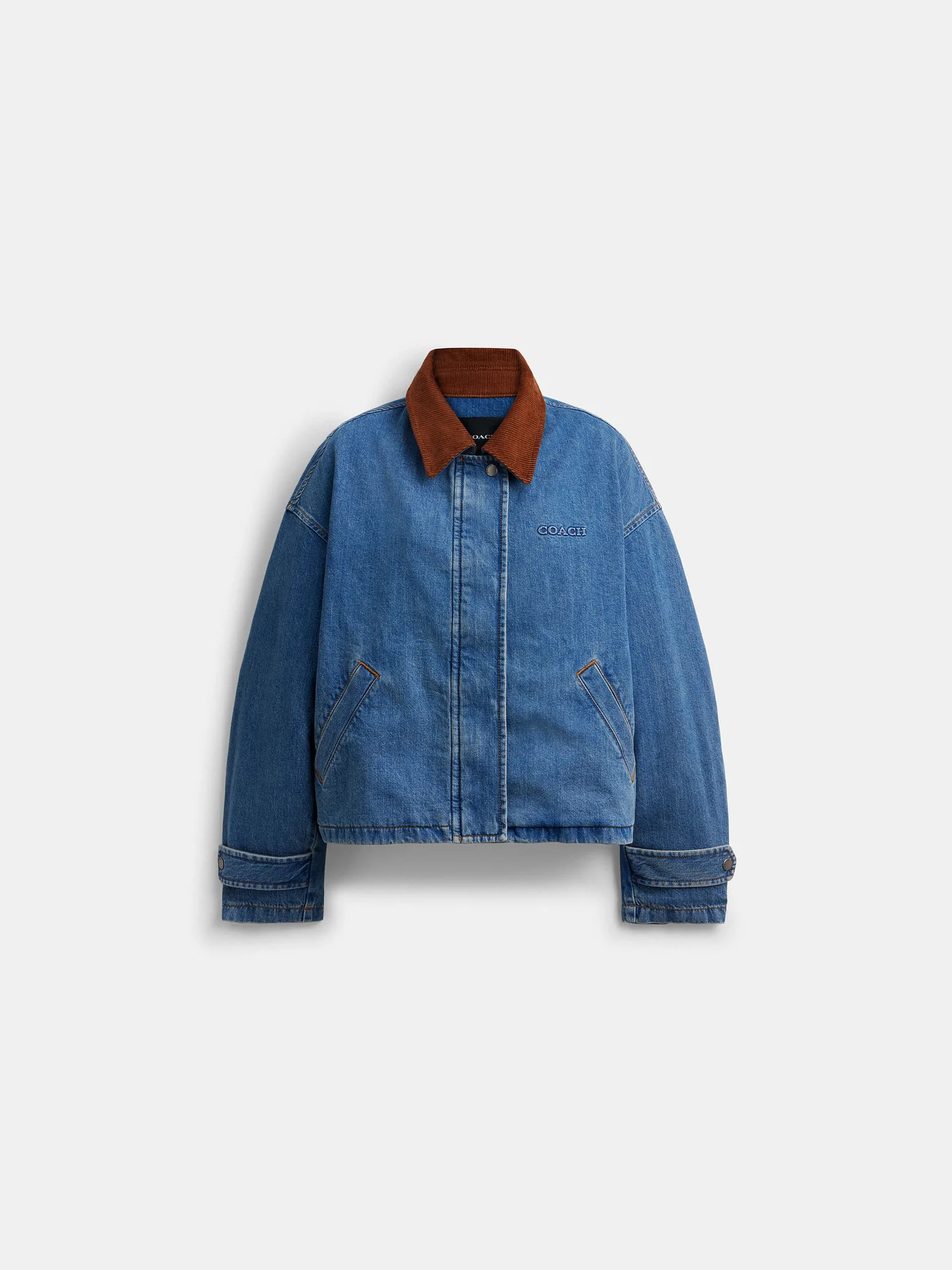 Джинсовая куртка-барн Coach — 11