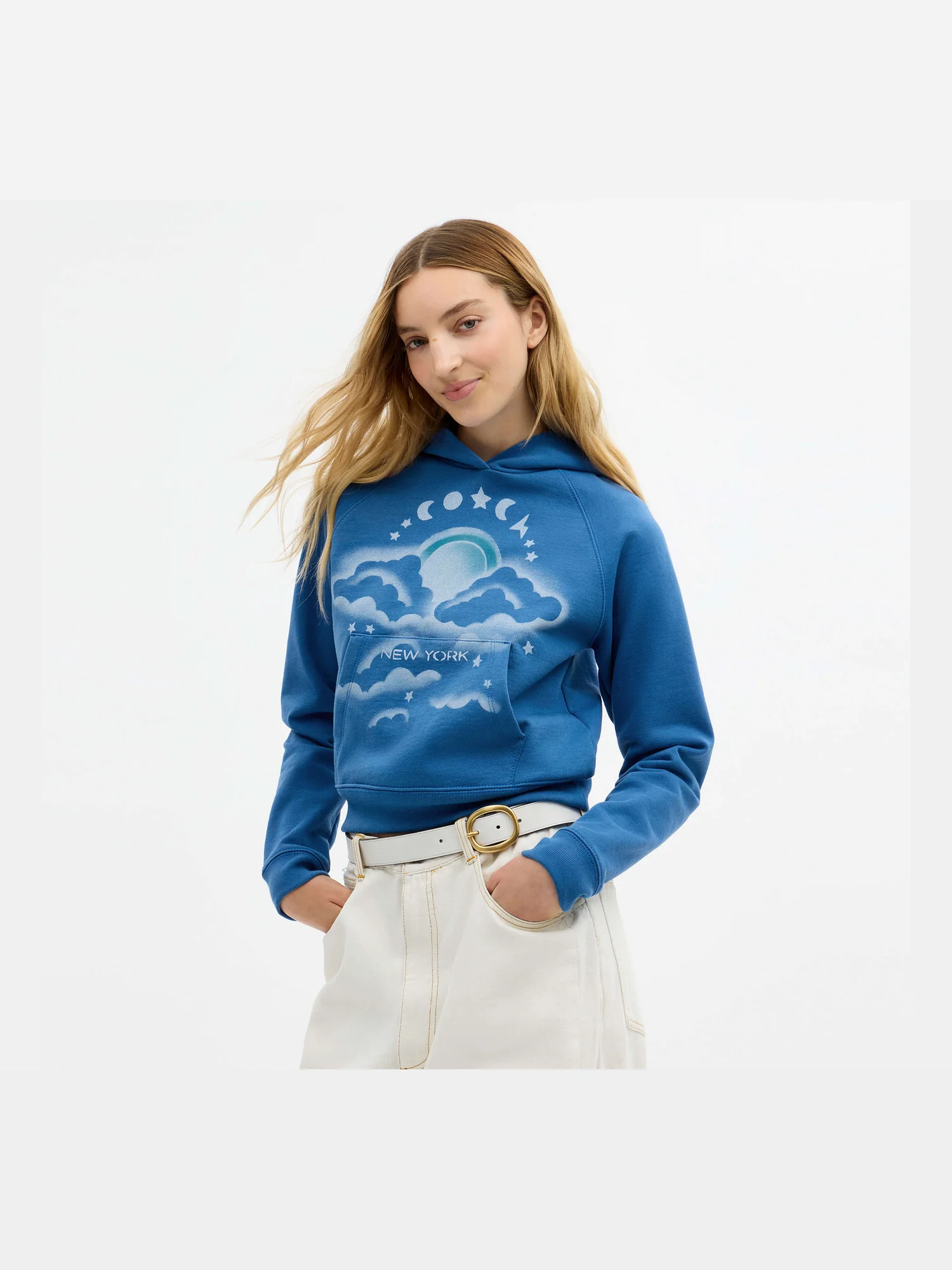 Худи Coach Airbrush с облачным принтом — 8