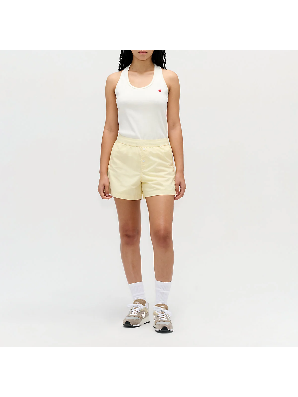 Женские шорты New Balance Made in USA Cotton Nylon — 1