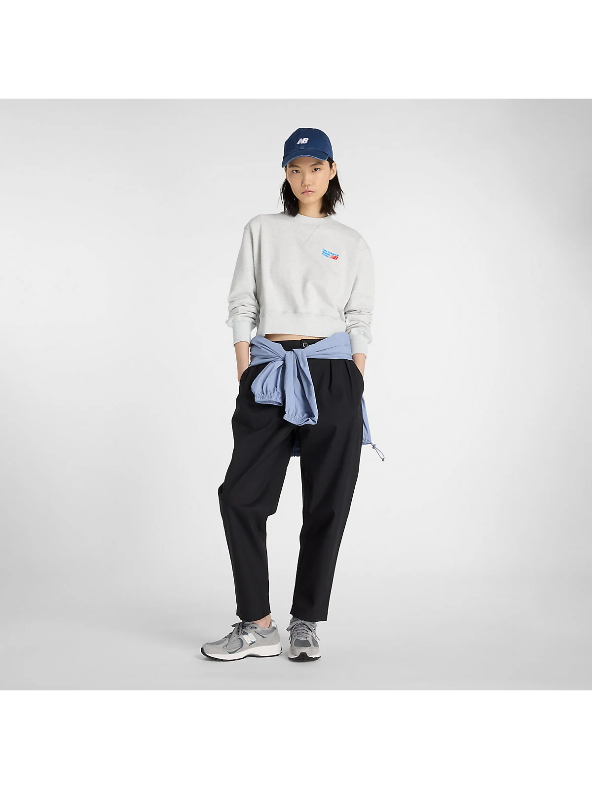 New Balance Athletics Premium Logo Relaxed Crop Crew — 2