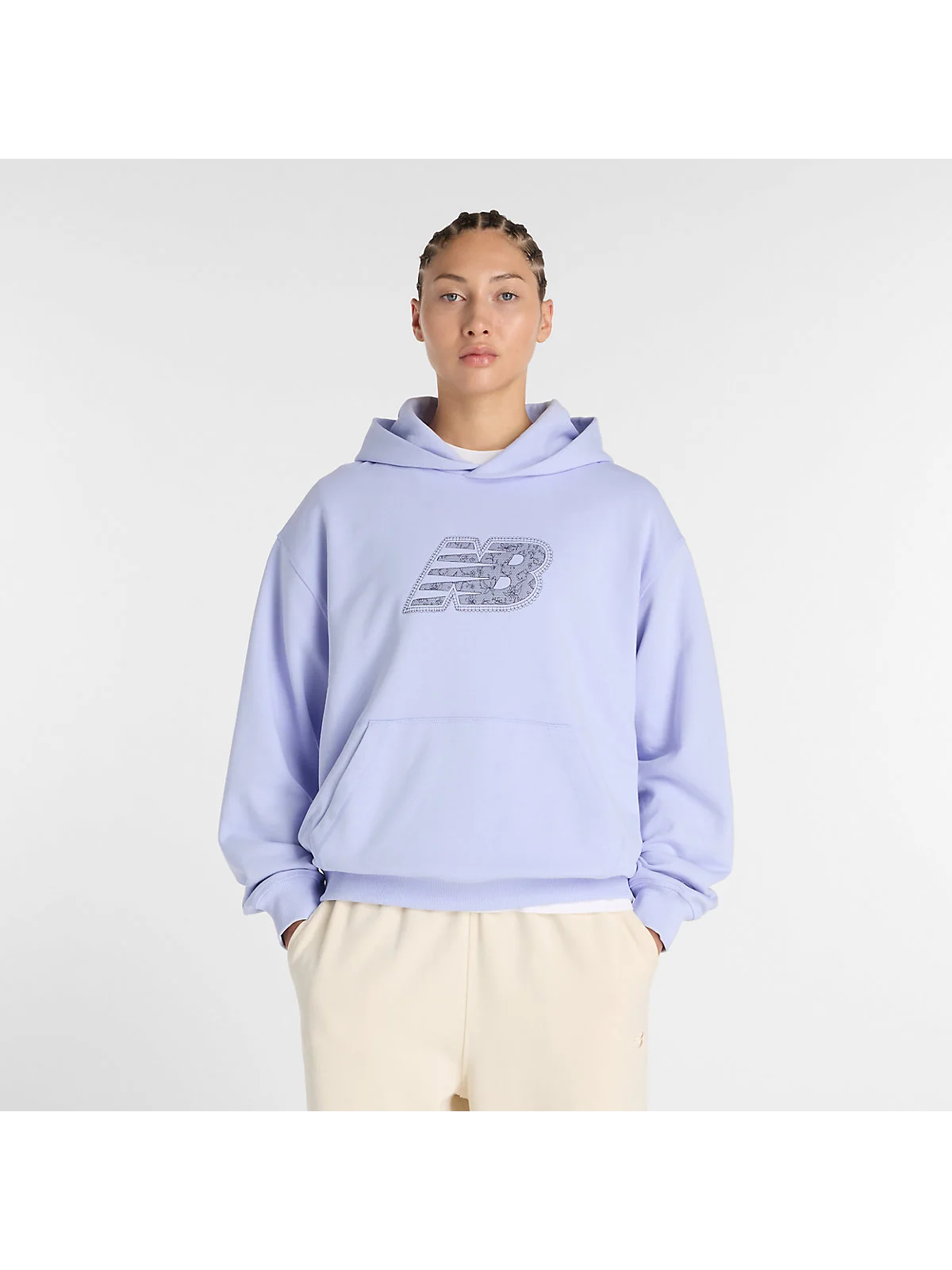 Худи New Balance с декоративным логотипом NB — 1