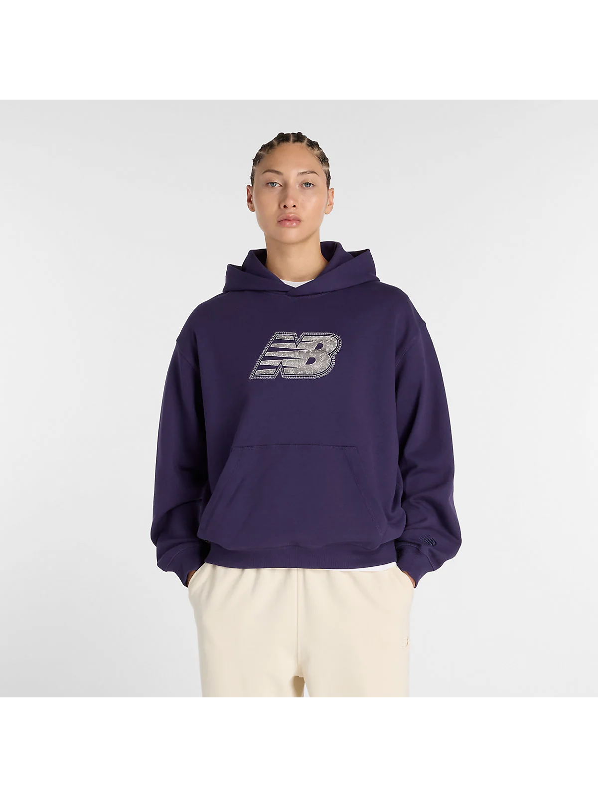 Худи New Balance с декоративным логотипом NB — 1