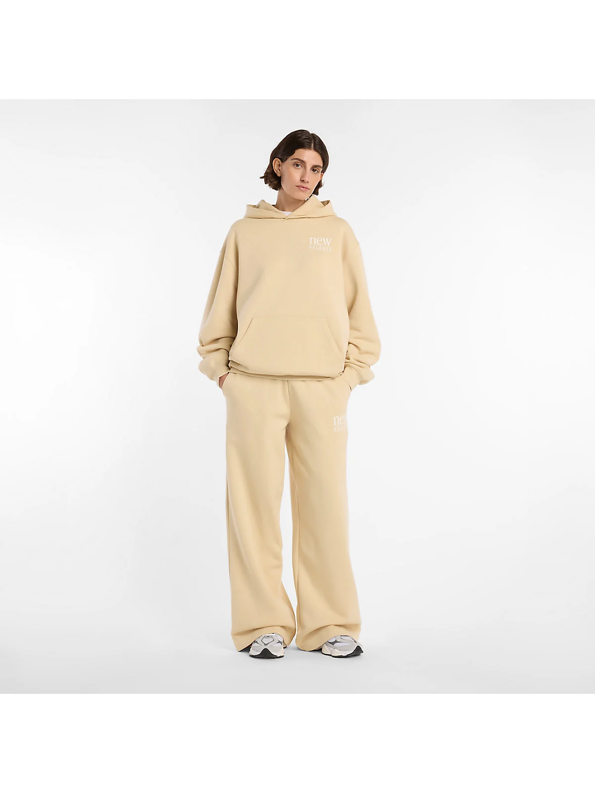 Худи New Balance Reimagined Fleece удлиненное — 2