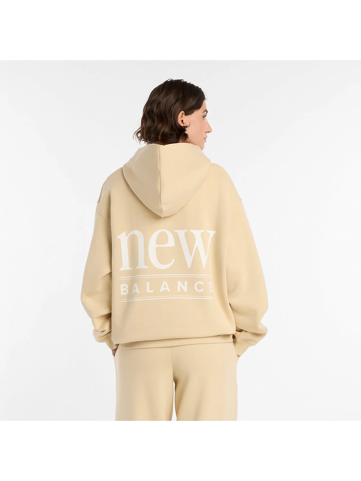 Худи New Balance Reimagined Fleece удлиненное — 4