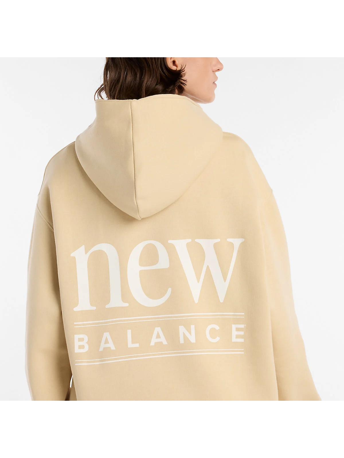 Худи New Balance Reimagined Fleece удлиненное — 7