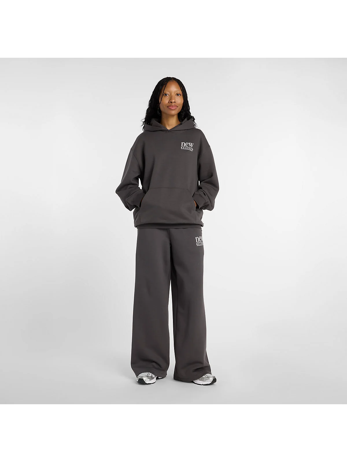 Худи New Balance Reimagined Fleece удлиненное — 2