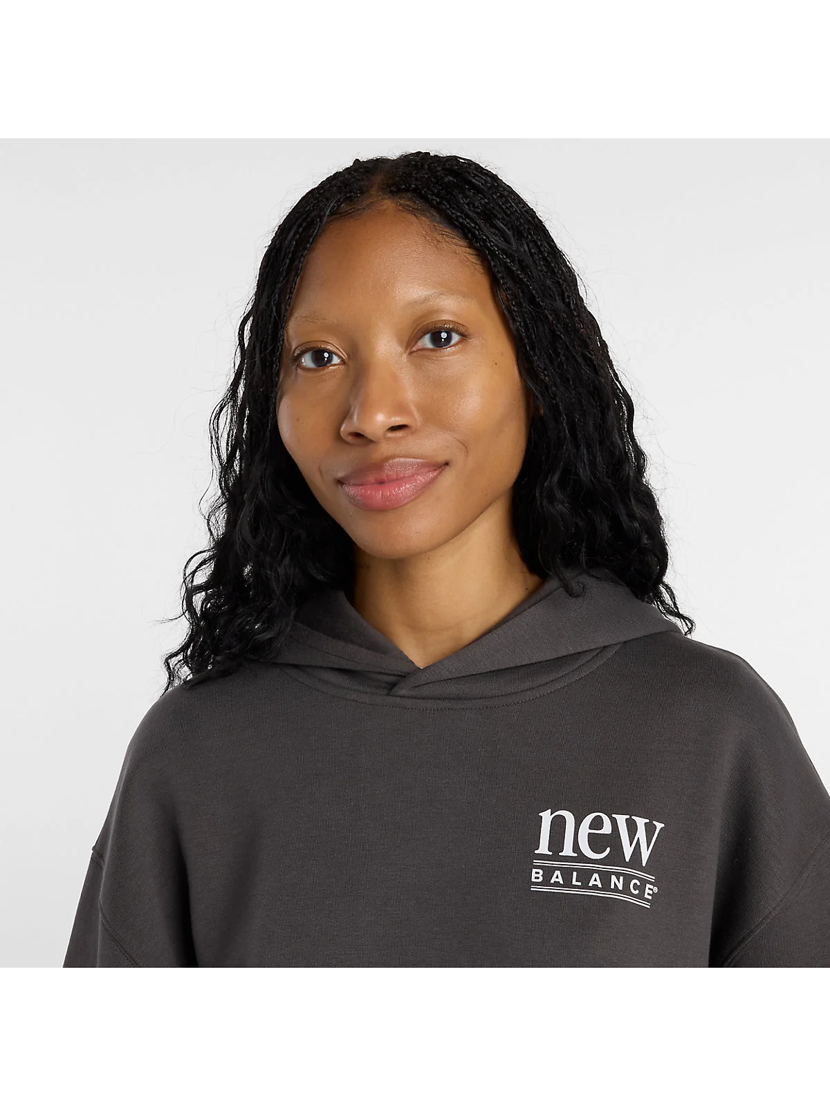 Худи New Balance Reimagined Fleece удлиненное — 3