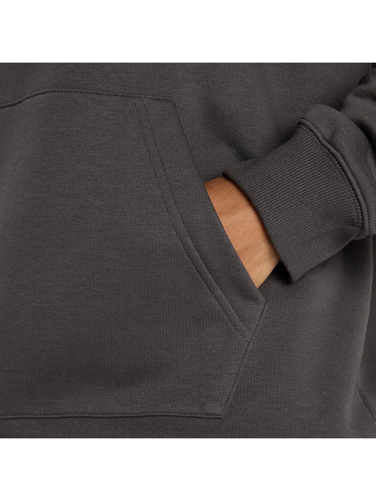 Худи New Balance Reimagined Fleece удлиненное — 6