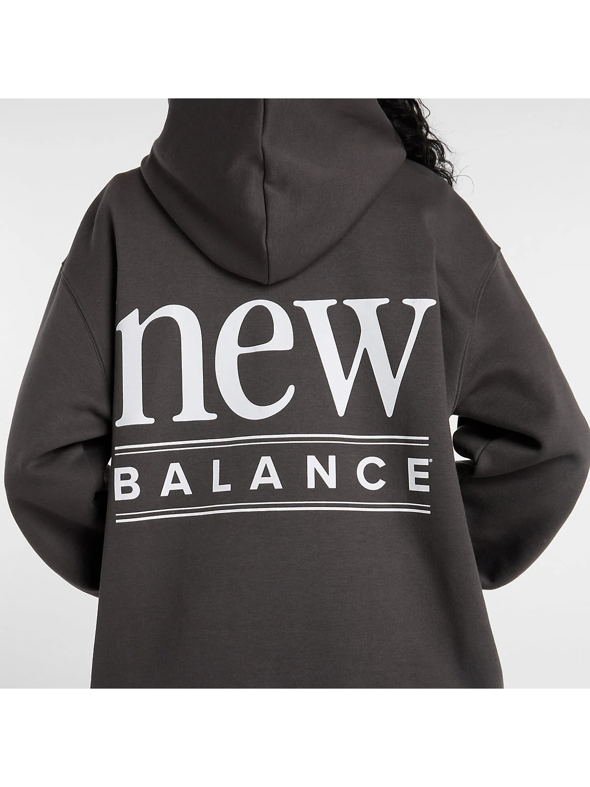 Худи New Balance Reimagined Fleece удлиненное — 7