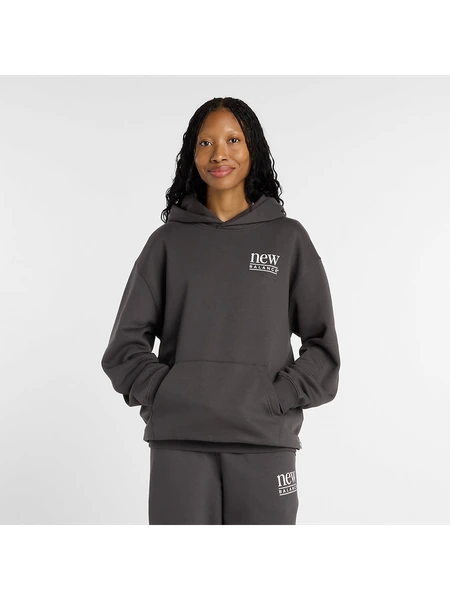 Худи New Balance Reimagined Fleece удлиненное