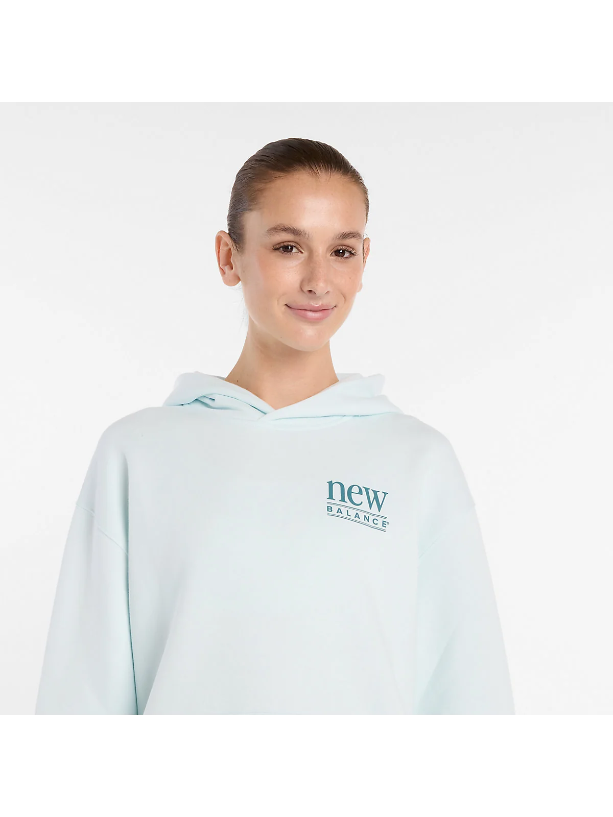 Худи New Balance Reimagined Fleece удлиненное — 6