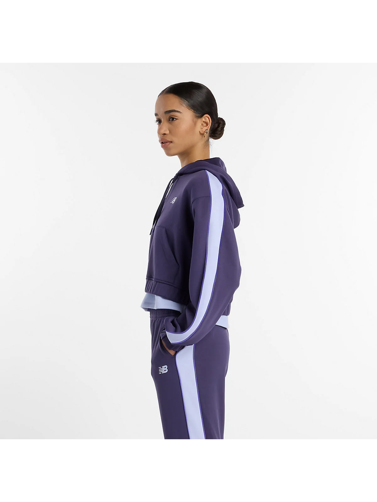 Женское худи New Balance Interlock Full Zip — 5