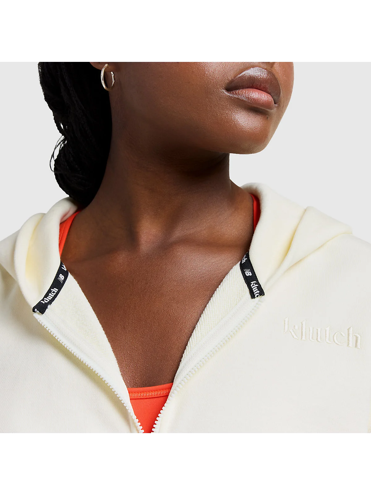 Женская флисовая толстовка на молнии Klutch New Balance — 5