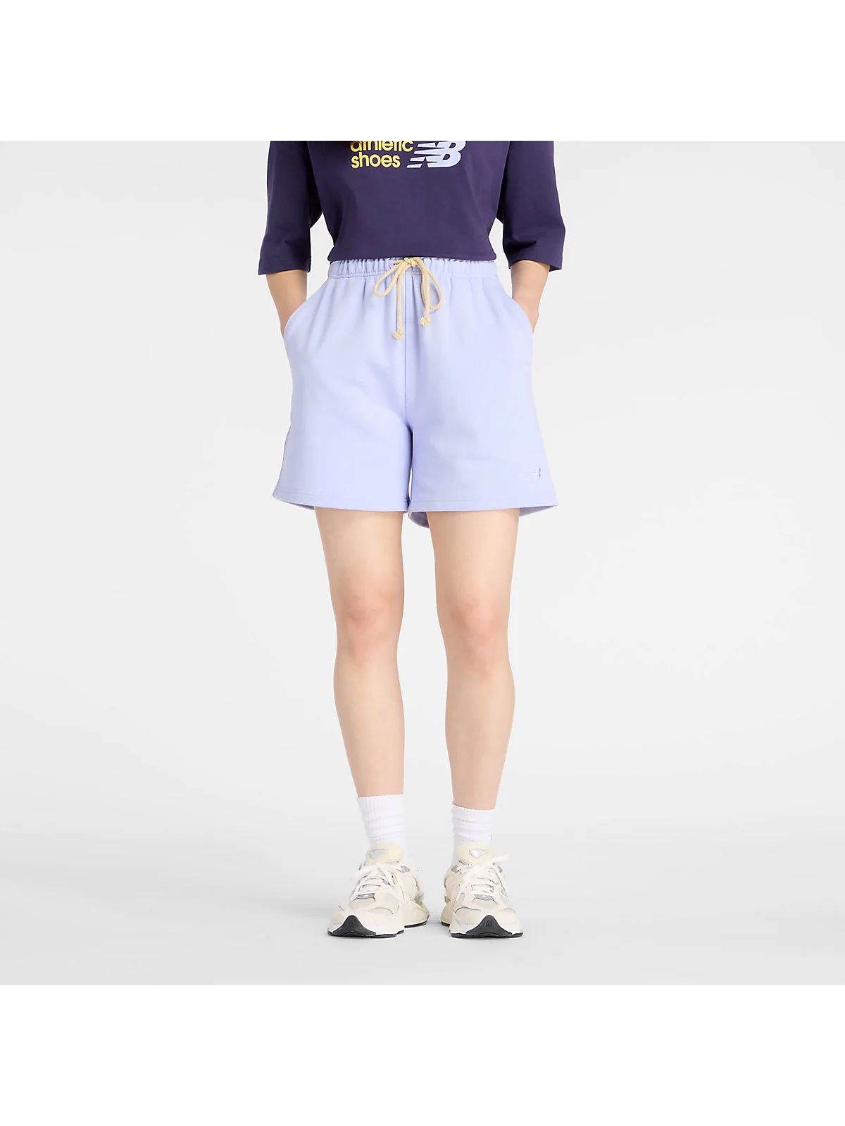 Женские шорты New Balance Athletics French Terry — 1