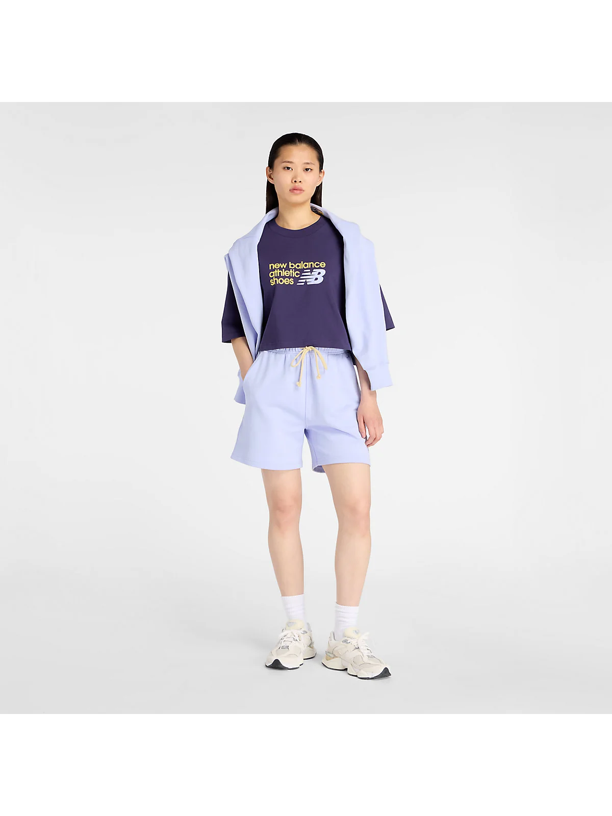 Женские шорты New Balance Athletics French Terry — 2