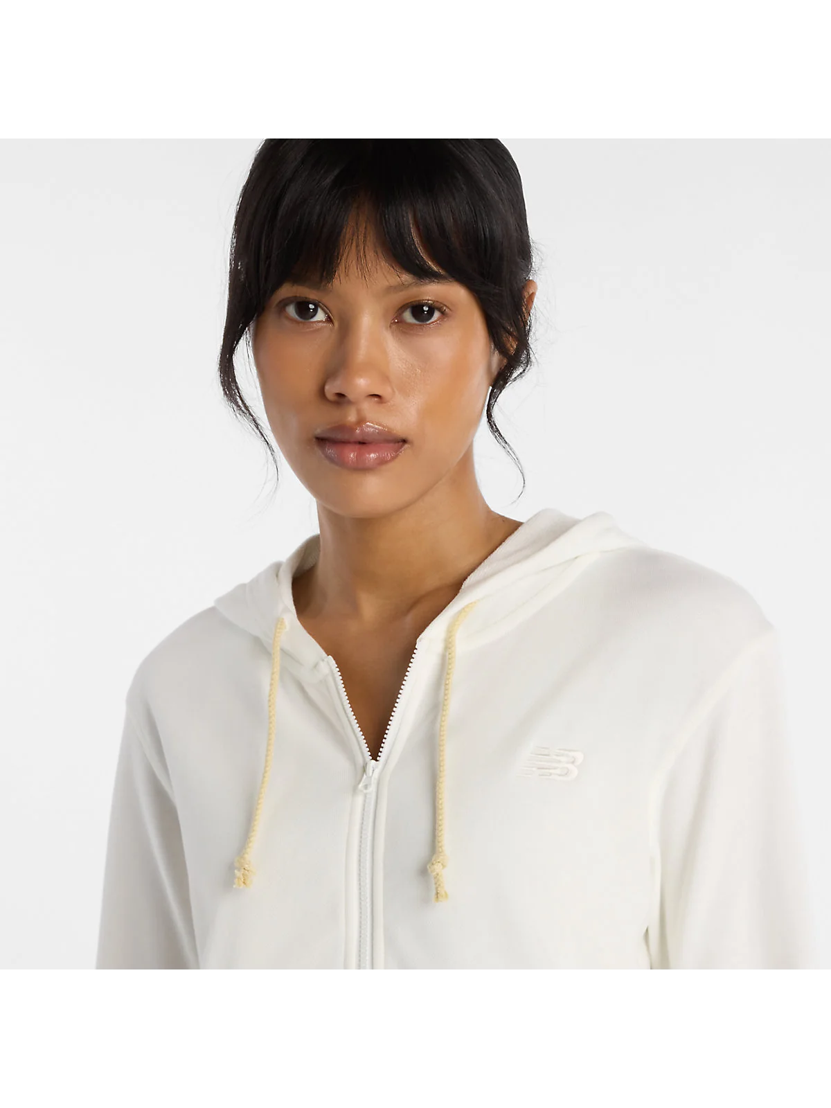 Женское худи New Balance Coastal Fleece Full Zip — 3