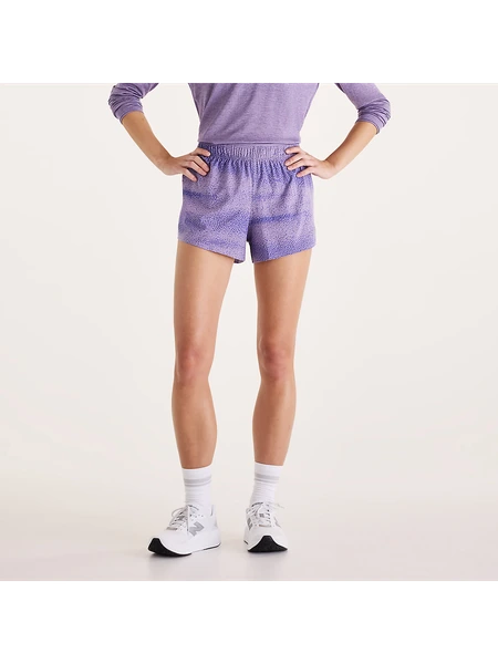 Шорты New Balance RC Printed 3 дюйма сиреневые