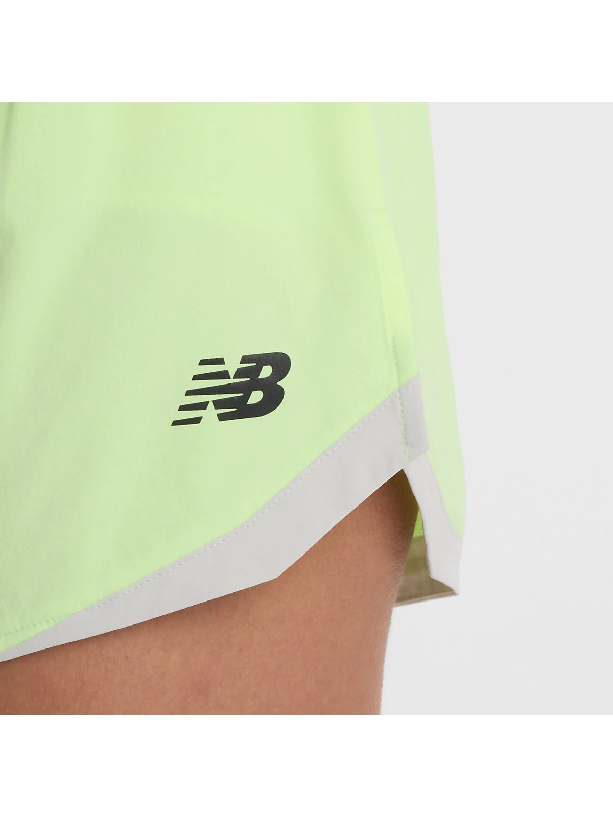 Шорты New Balance RC Essential 3 дюйма неоново-зеленые — 7