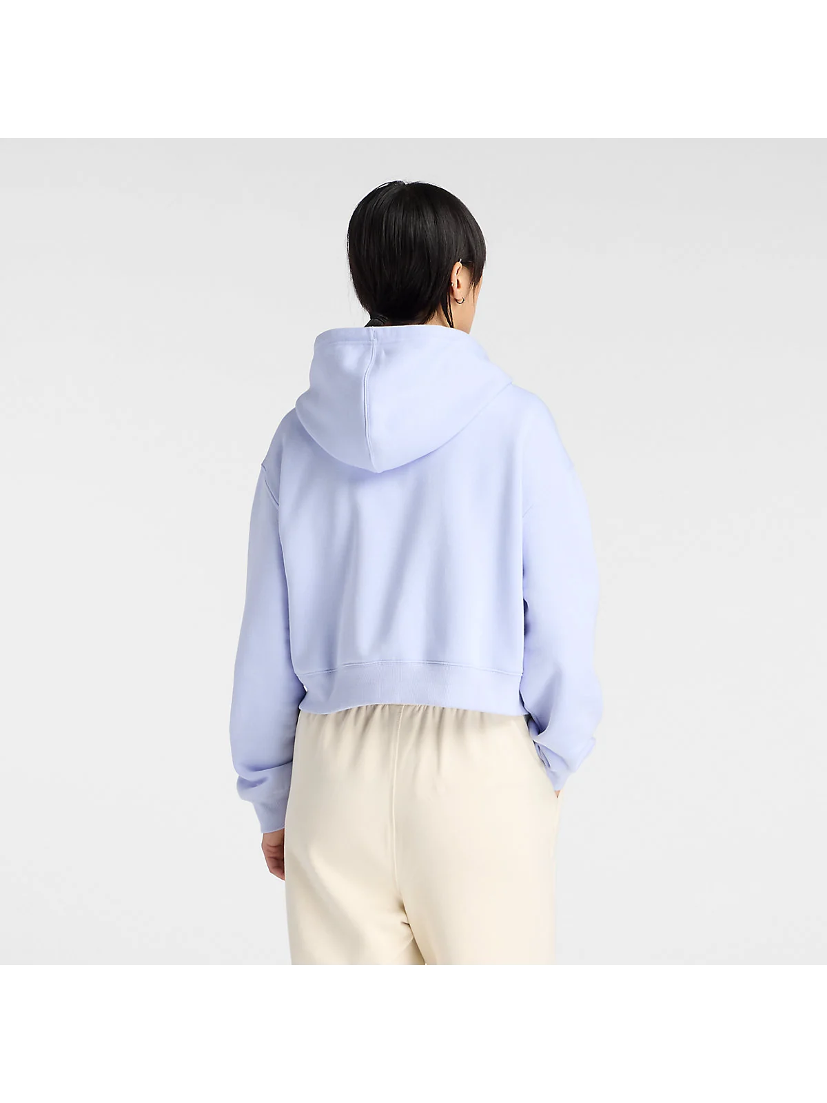 Женское худи New Balance Trackside Fleece Full Zip — 4