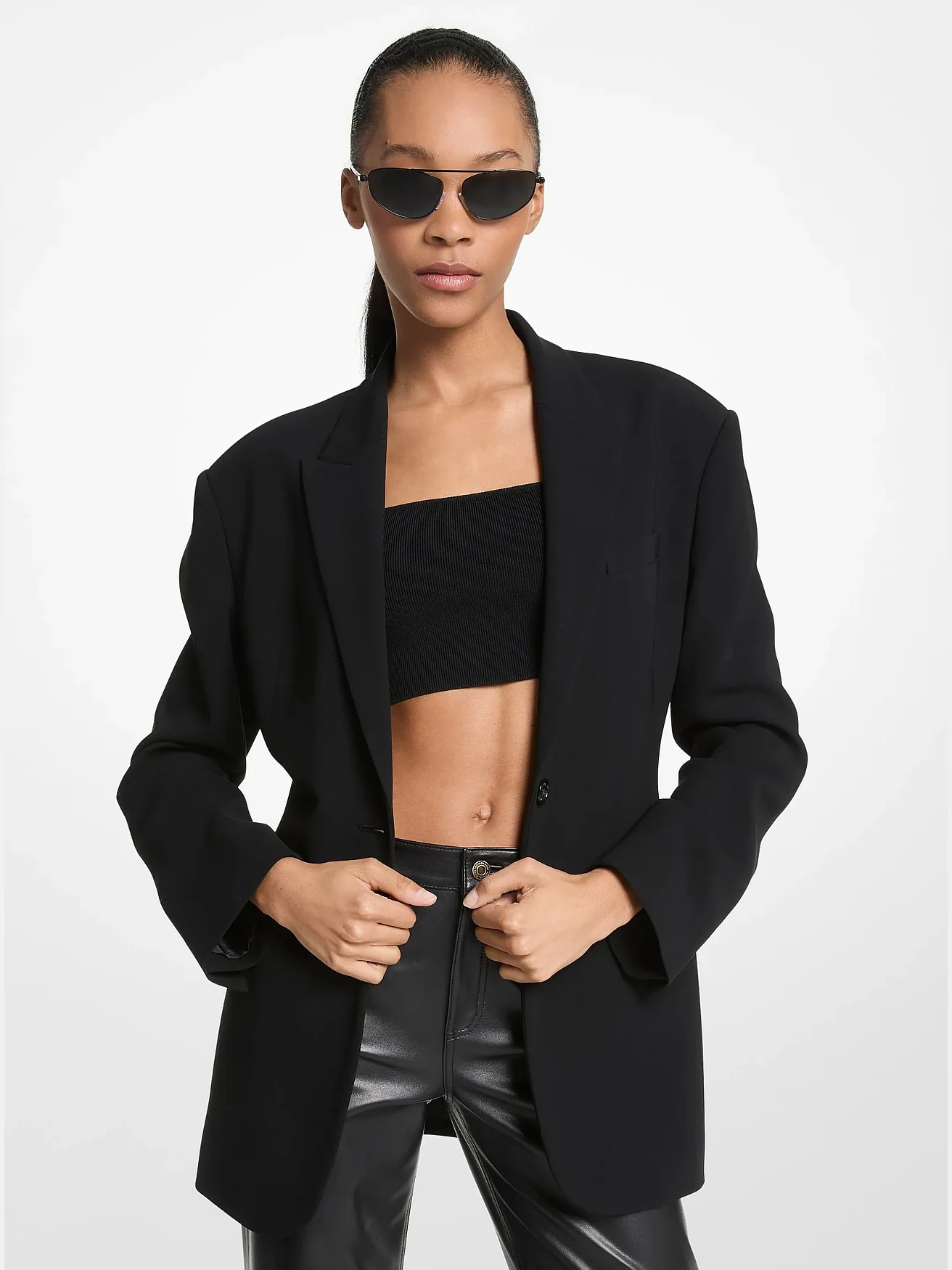 Michael Kors блейзер из крепа — 1