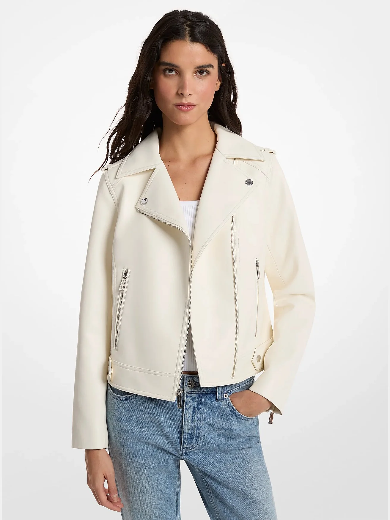 Куртка Moto из экокожи — 1