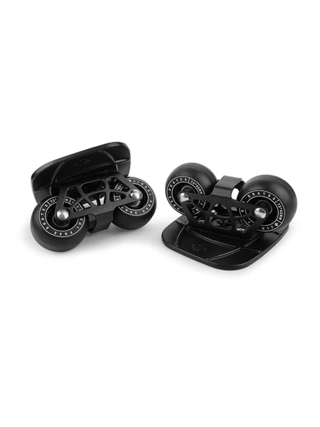 FreeSkates портативные дрифт-ролики с алюминиевой платформой и PU-колесами — черный