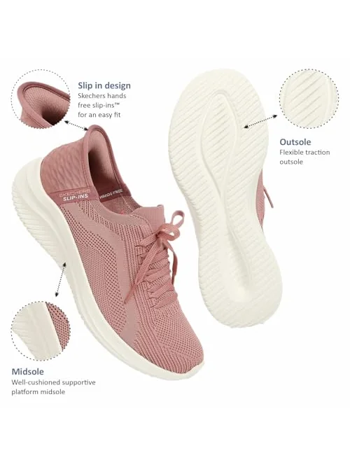 Skechers Ultra Flex женские кроссовки — изображение 5 из 7, бежевый