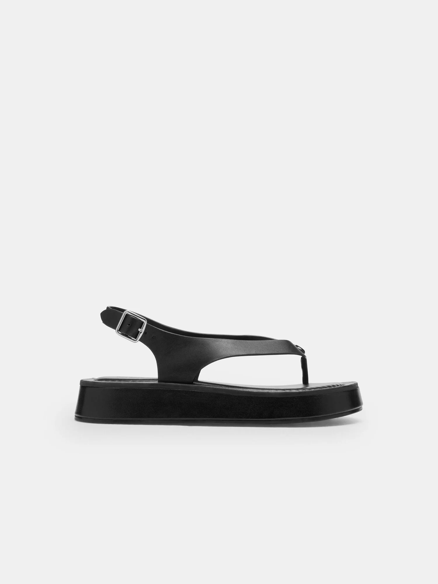 Босоножки Coach Sculpted C на платформе черные — 17