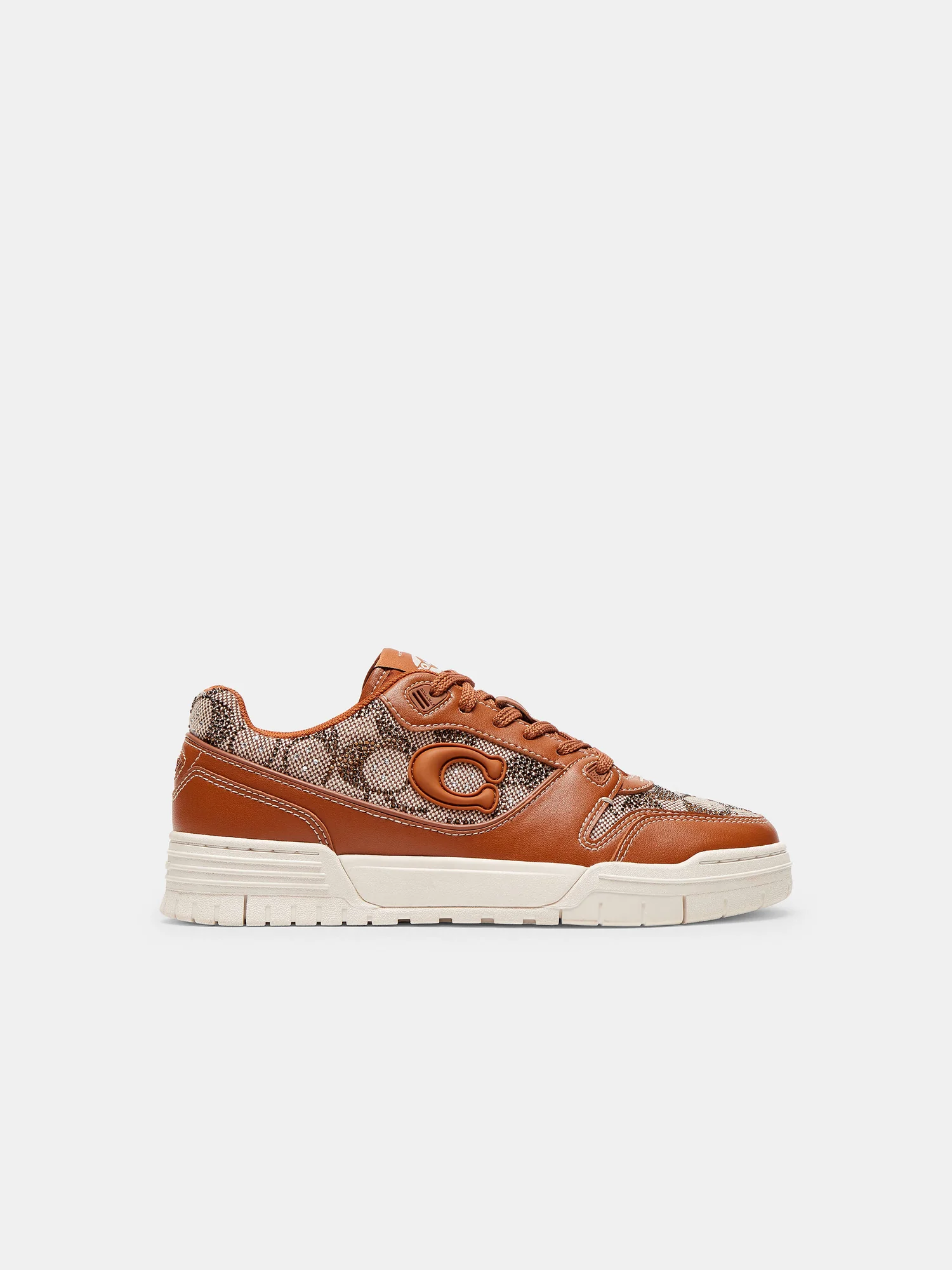 Кроссовки Coach Soho с фирменным жаккардом — 7