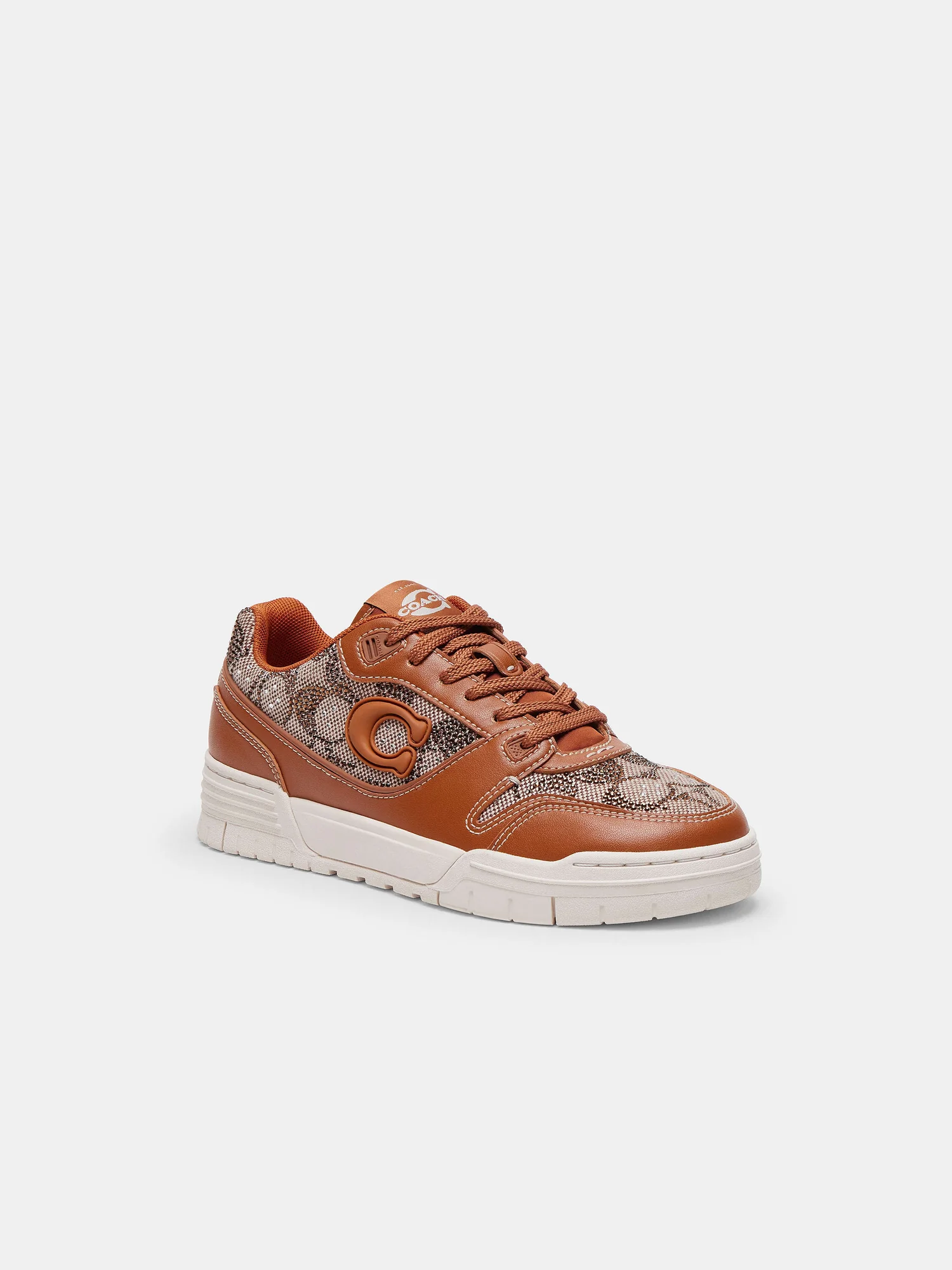 Кроссовки Coach Soho с фирменным жаккардом — 9