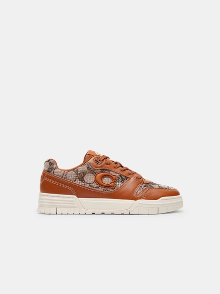 Кроссовки Coach Soho с фирменным жаккардом