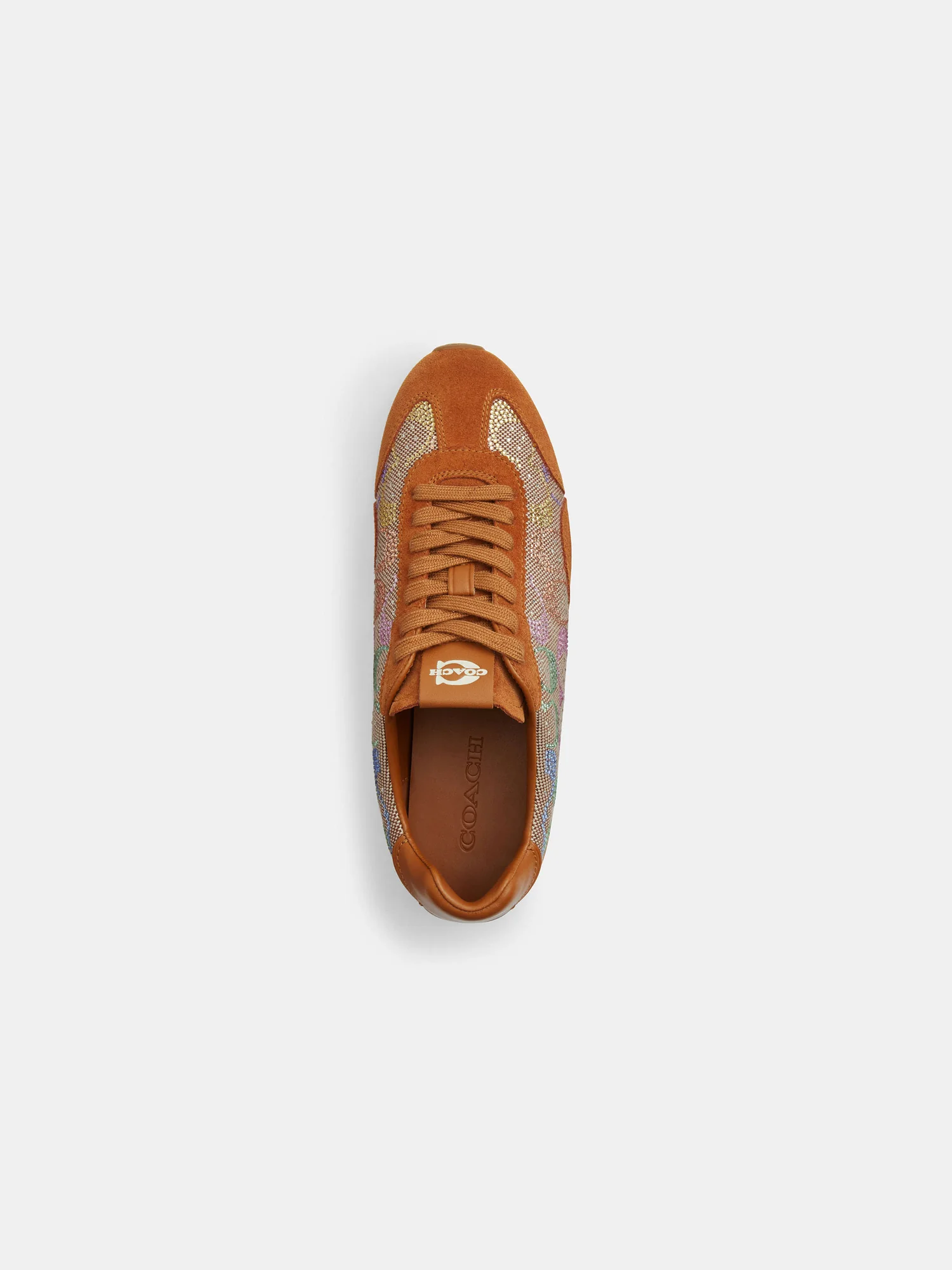 Кроссовки Coach Flat с фирменным жаккардом — 10