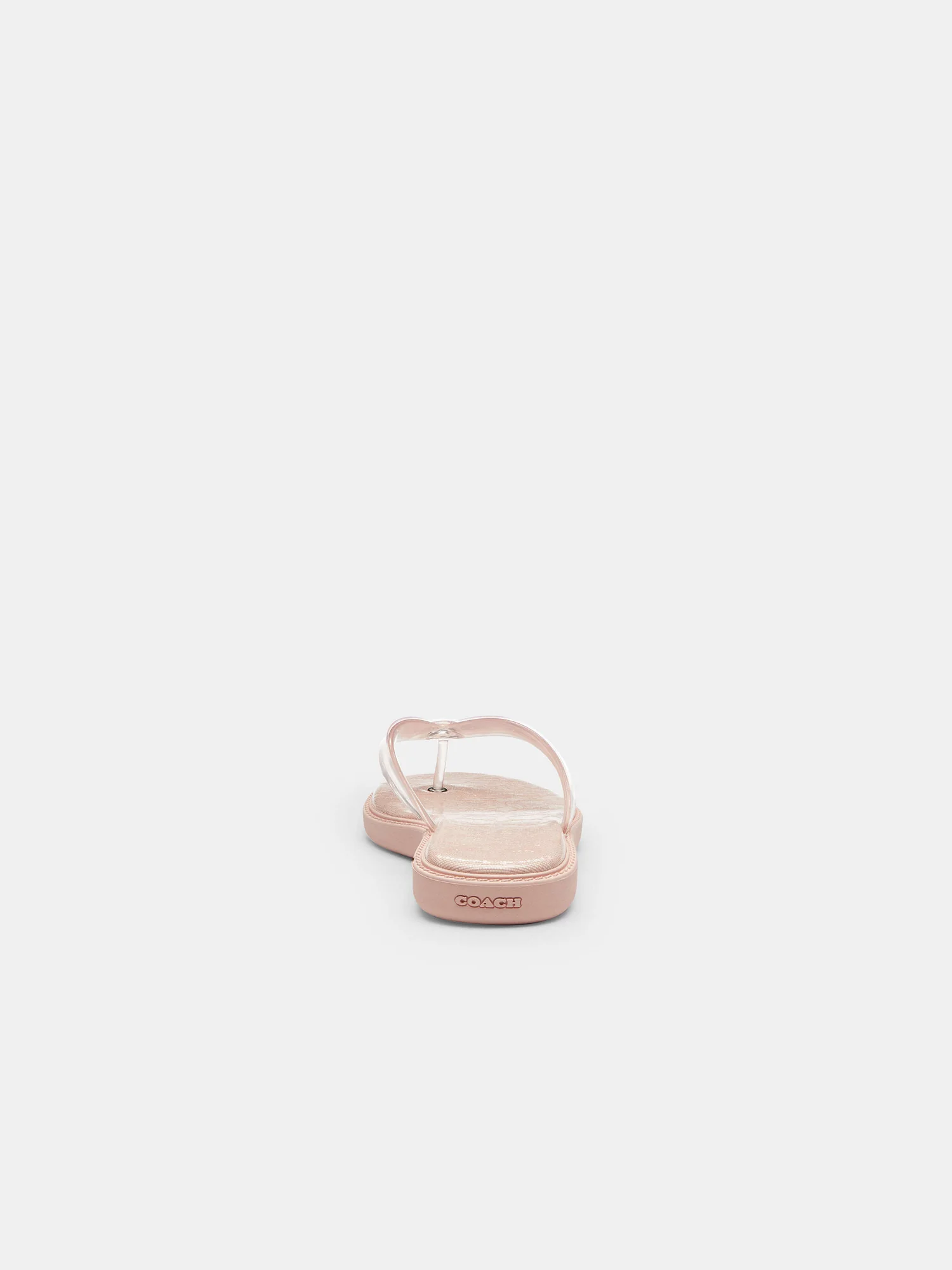 Вьетнамки Coach Jelly с узором Signature — 5