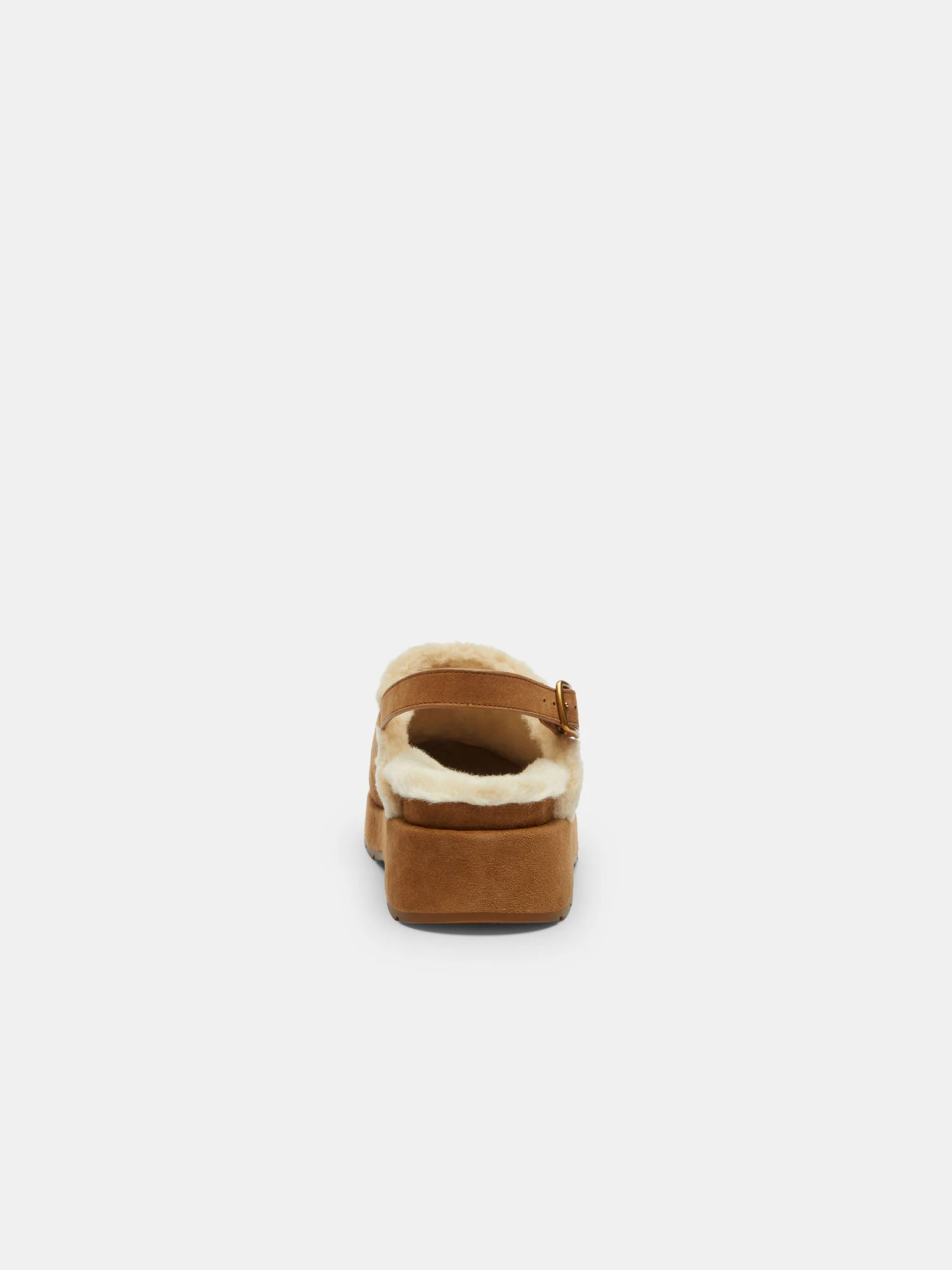 Сабо на платформе Coach Sculpted C из замши — 12