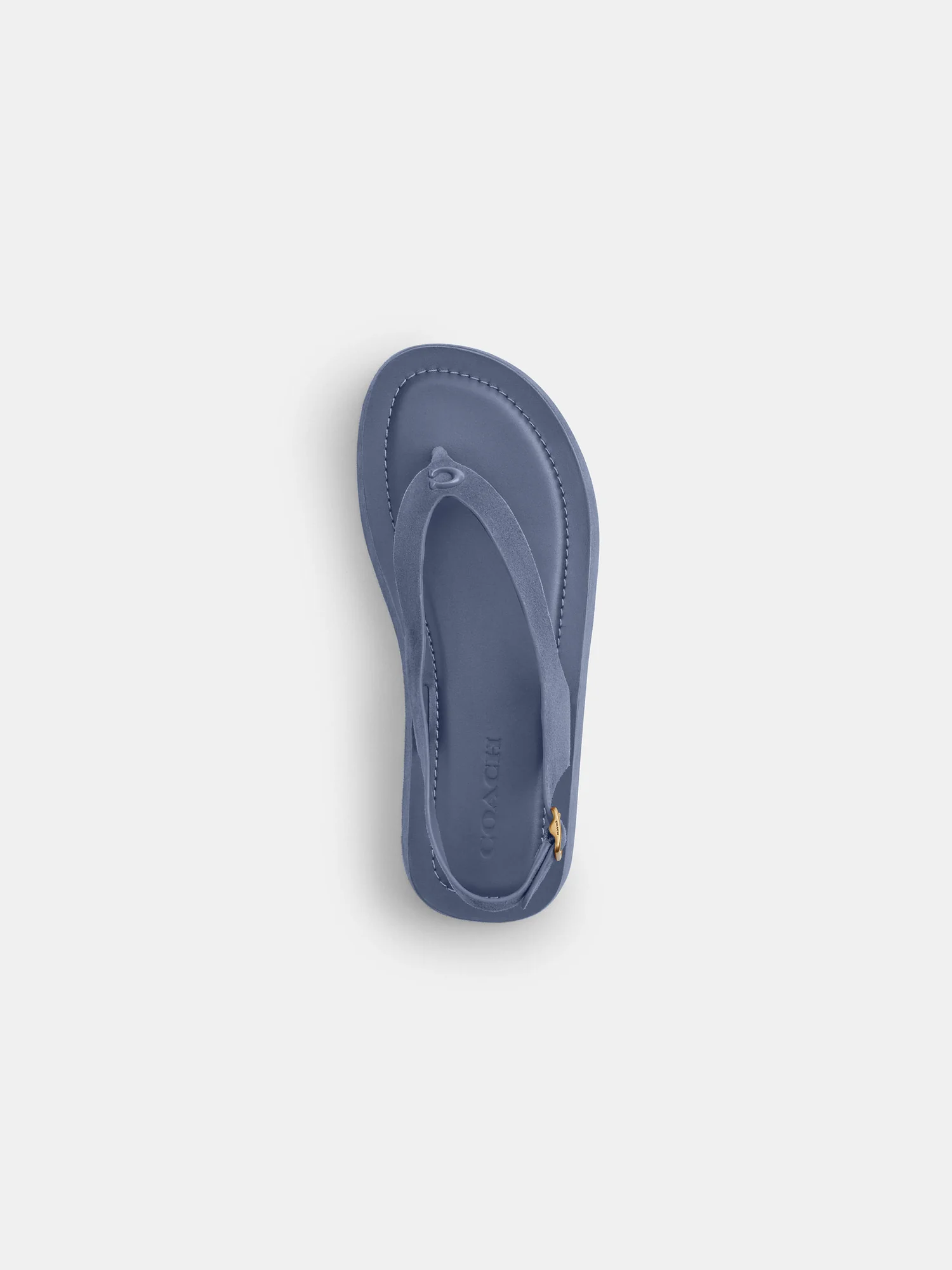 Сандалии Coach Sculpted C на платформе, голубые — 14