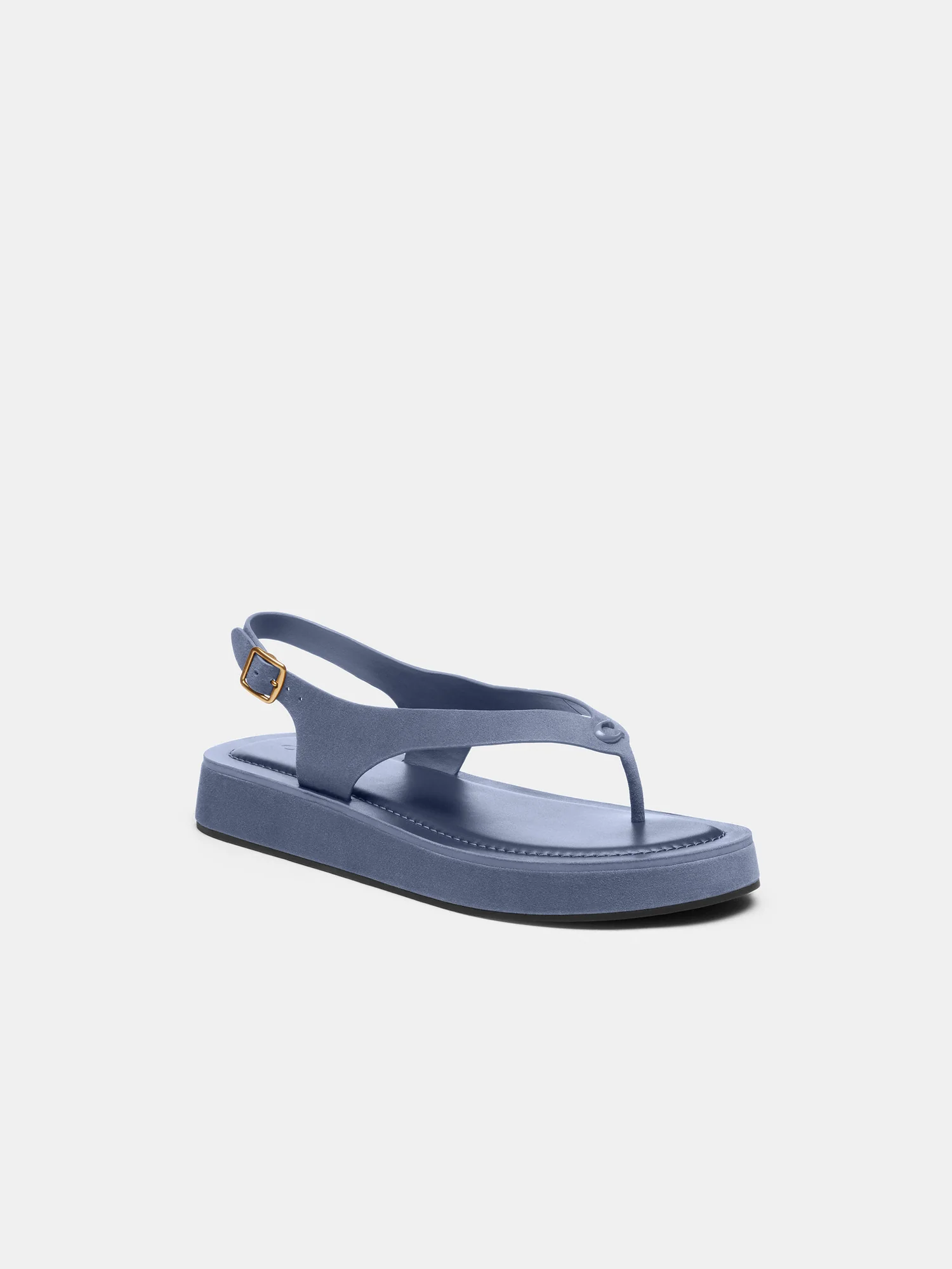 Сандалии Coach Sculpted C на платформе, голубые — 8