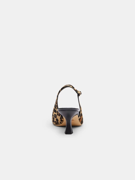 Слингбэки Coach с леопардовым принтом